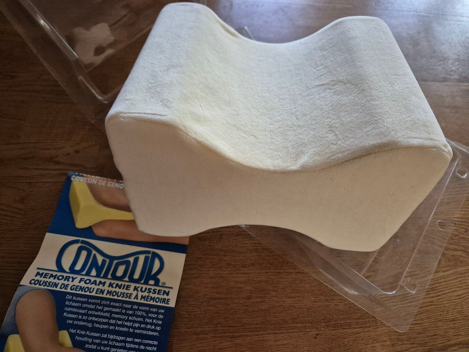 Contour Memory Foam Kniekussen - Ergonomisch Comfort, Sport en Fitness, Verzenden, Zo goed als nieuw