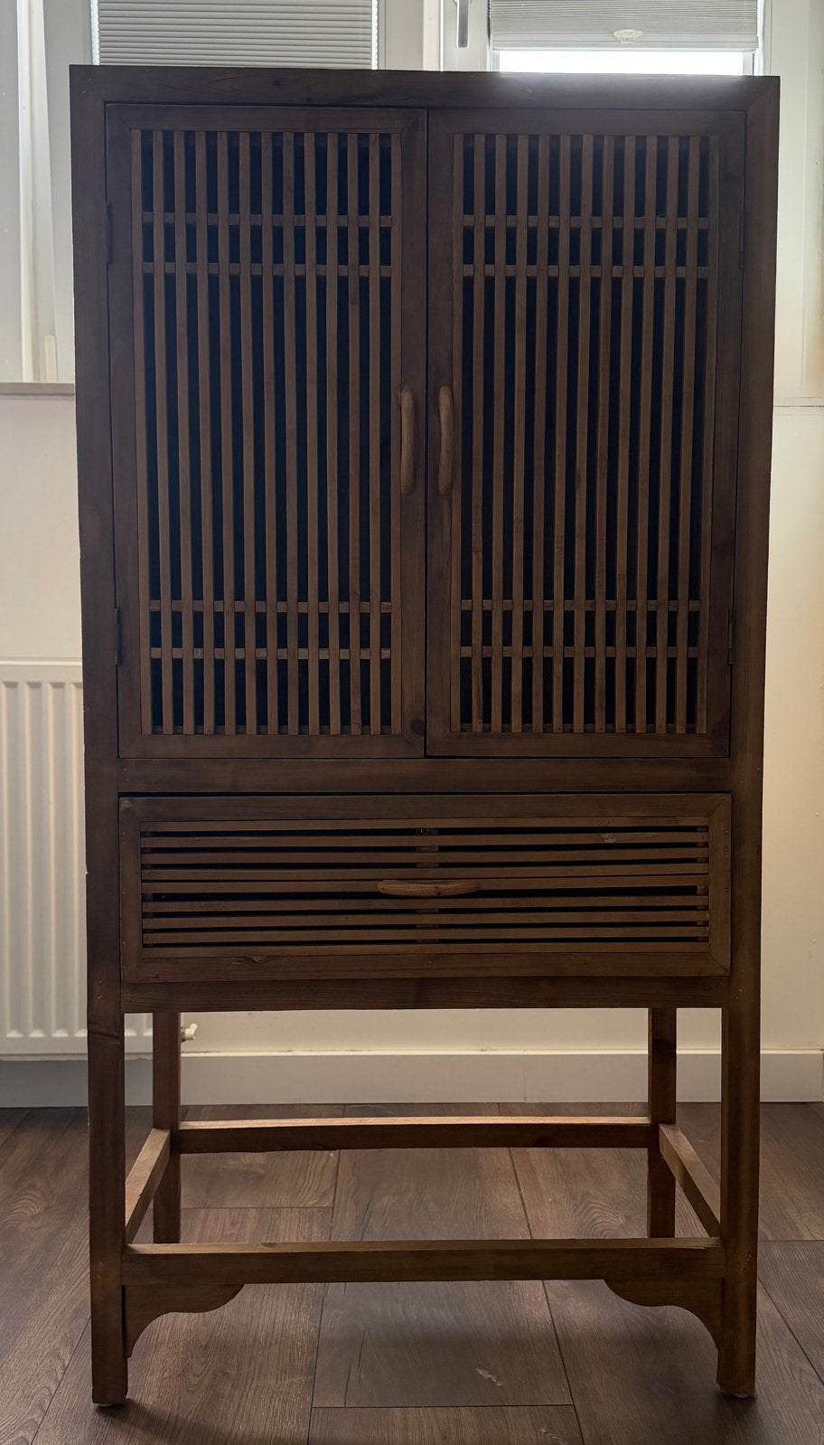 Bamboe kast Tokyo (japandi style), Huis en Inrichting, Woonaccessoires | Kamerschermen, Ophalen, Zo goed als nieuw