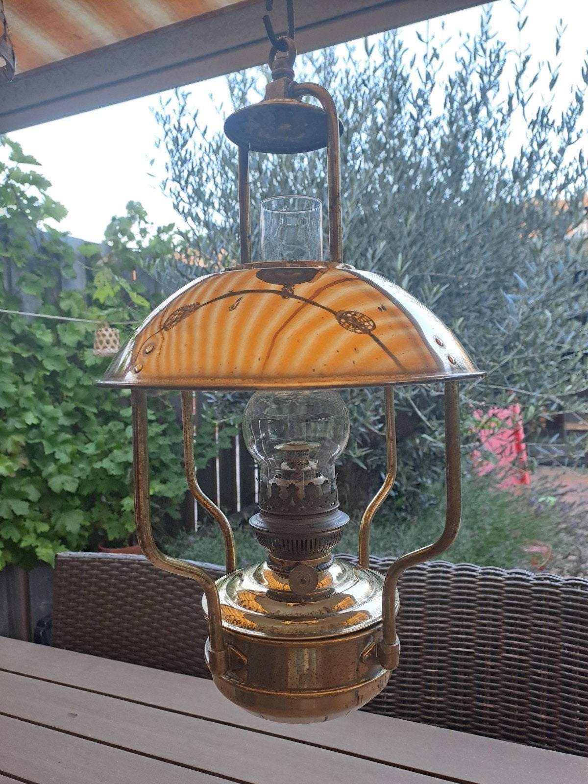 DHR Clipper petroleum scheepslamp. De-Haan-Rotterdam, Ophalen