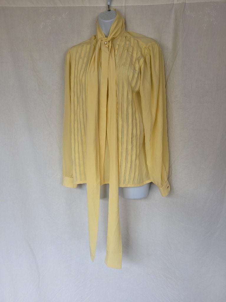 Mooie zachtgele blouse mt 40 merk Mario Rosella, Kleding | Dames, Maat 38/40 (M), ., Geel, Ophalen of Verzenden