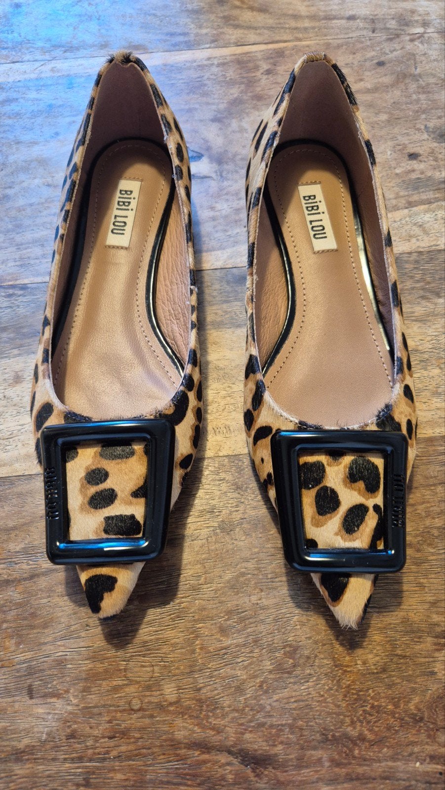Bibi Lou Ballerina's met Luipaardprint - Maat 36, Bruin, Bibi Lou, Zo goed als nieuw, Ballerina's