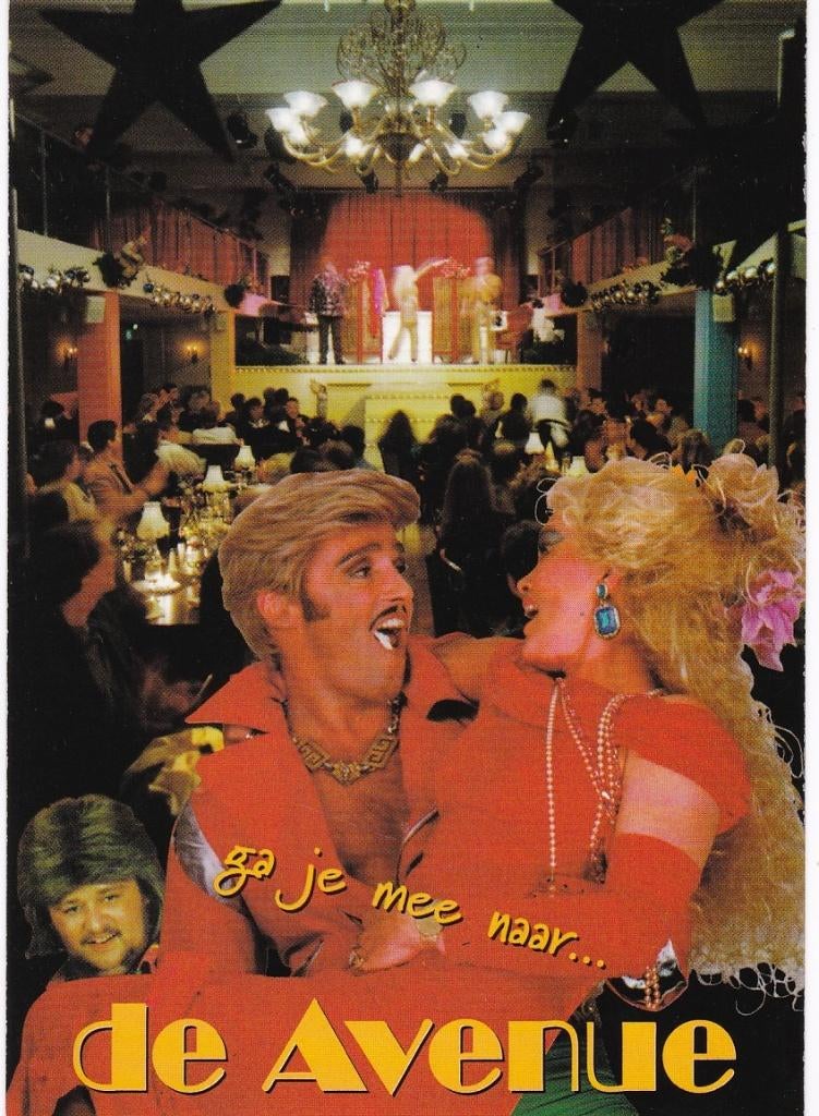 Breda De Avenue Waterstraat -Theatersalon ca.1998., Verzenden, 1960 tot 1980, Ongelopen, Noord-Brabant