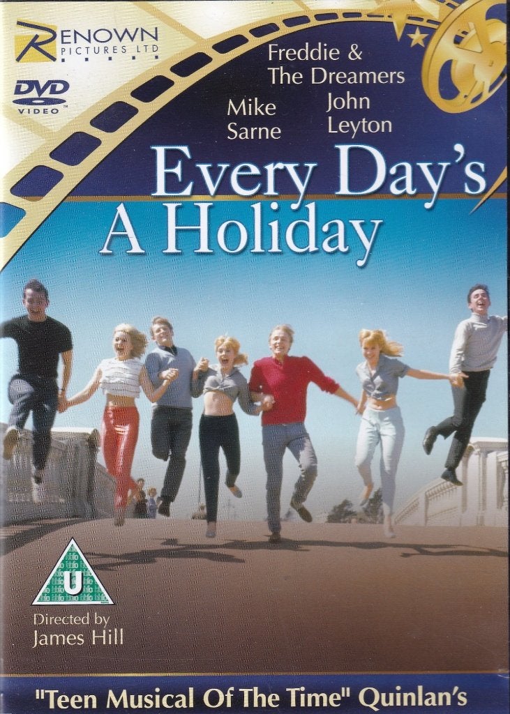 Te koop dvd every day;s a holiday (freddie & the dreamers, Alle leeftijden, Ophalen of Verzenden, Nieuw in verpakking, Muziekvideo's