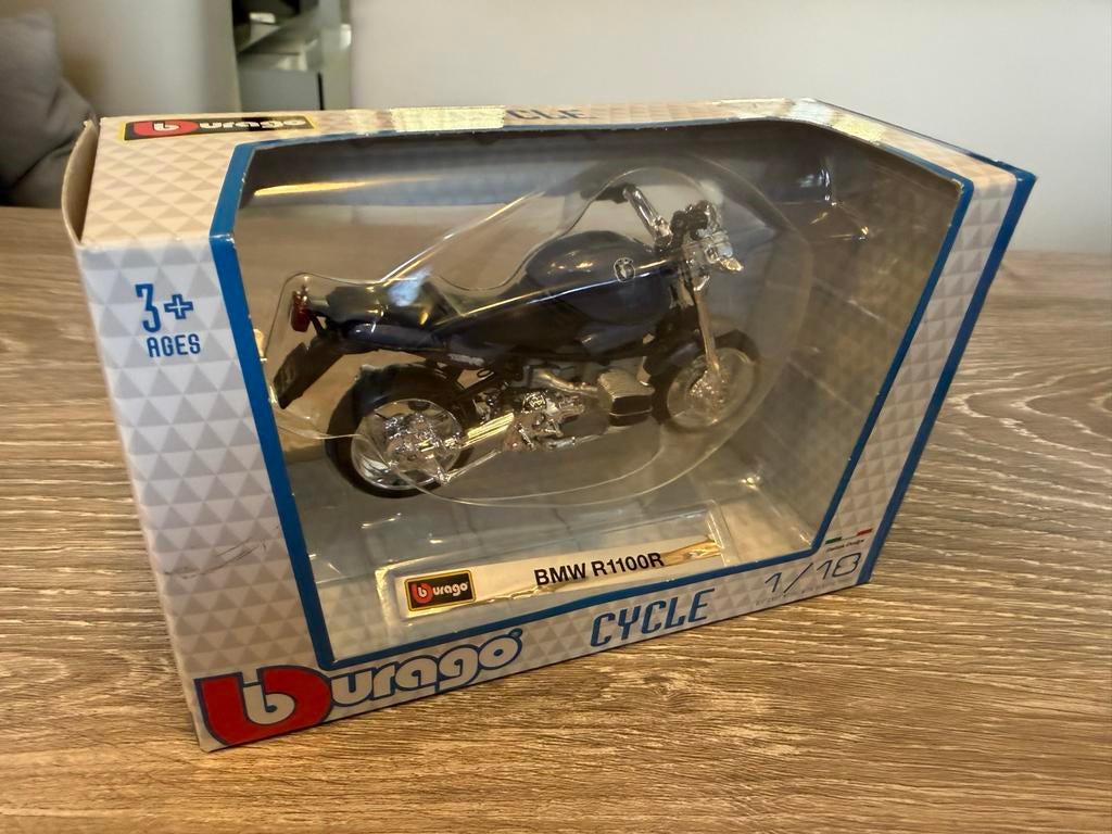 Burago BMW R1100R 1/18 modelmotor, Hobby en Vrije tijd, Ophalen, Zo goed als nieuw, Motor
