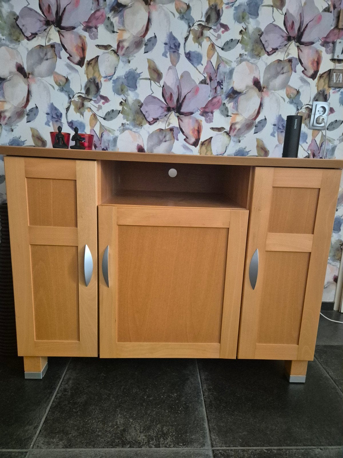 Tv-meubel, Ophalen, 100 tot 150 cm, 25 tot 50 cm, Overige houtsoorten