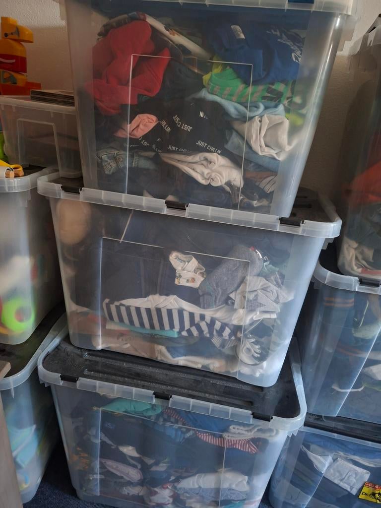 Grote partij baby- en kinderkleding, Ophalen, Gebruikt, Diverse merken, Jongen