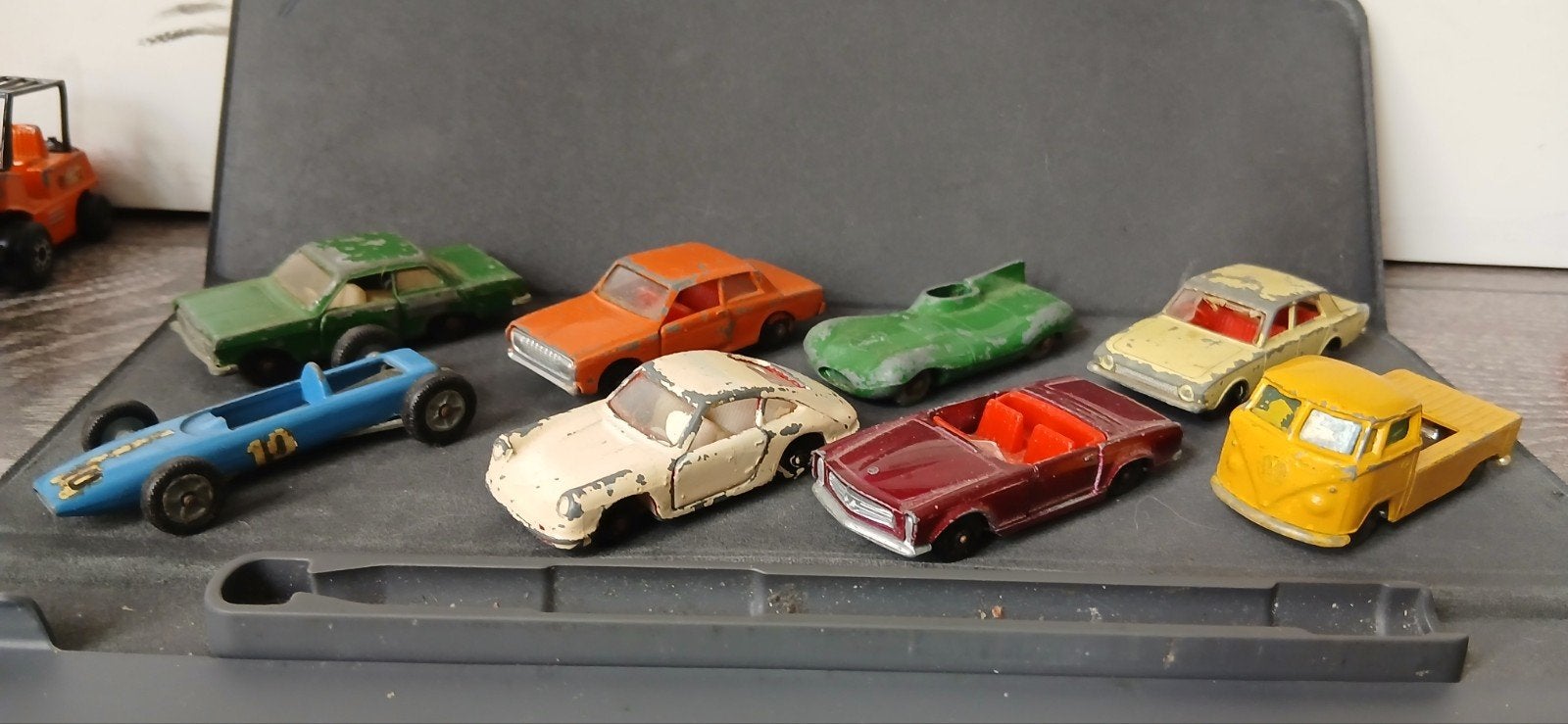 Vintage Matchbox/Corgi Speelgoedauto's - Set van 8, Antiek en Kunst, Ophalen