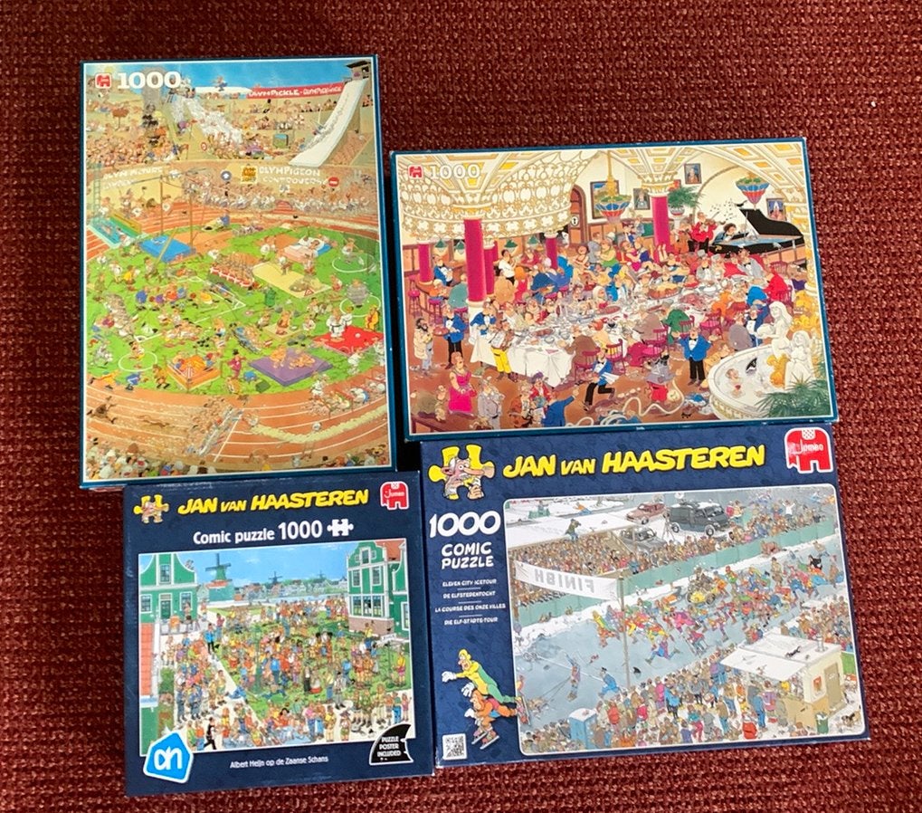 Jan van Haasteren puzzels, Ophalen of Verzenden, 500 t/m 1500 stukjes, Gebruikt, Legpuzzel