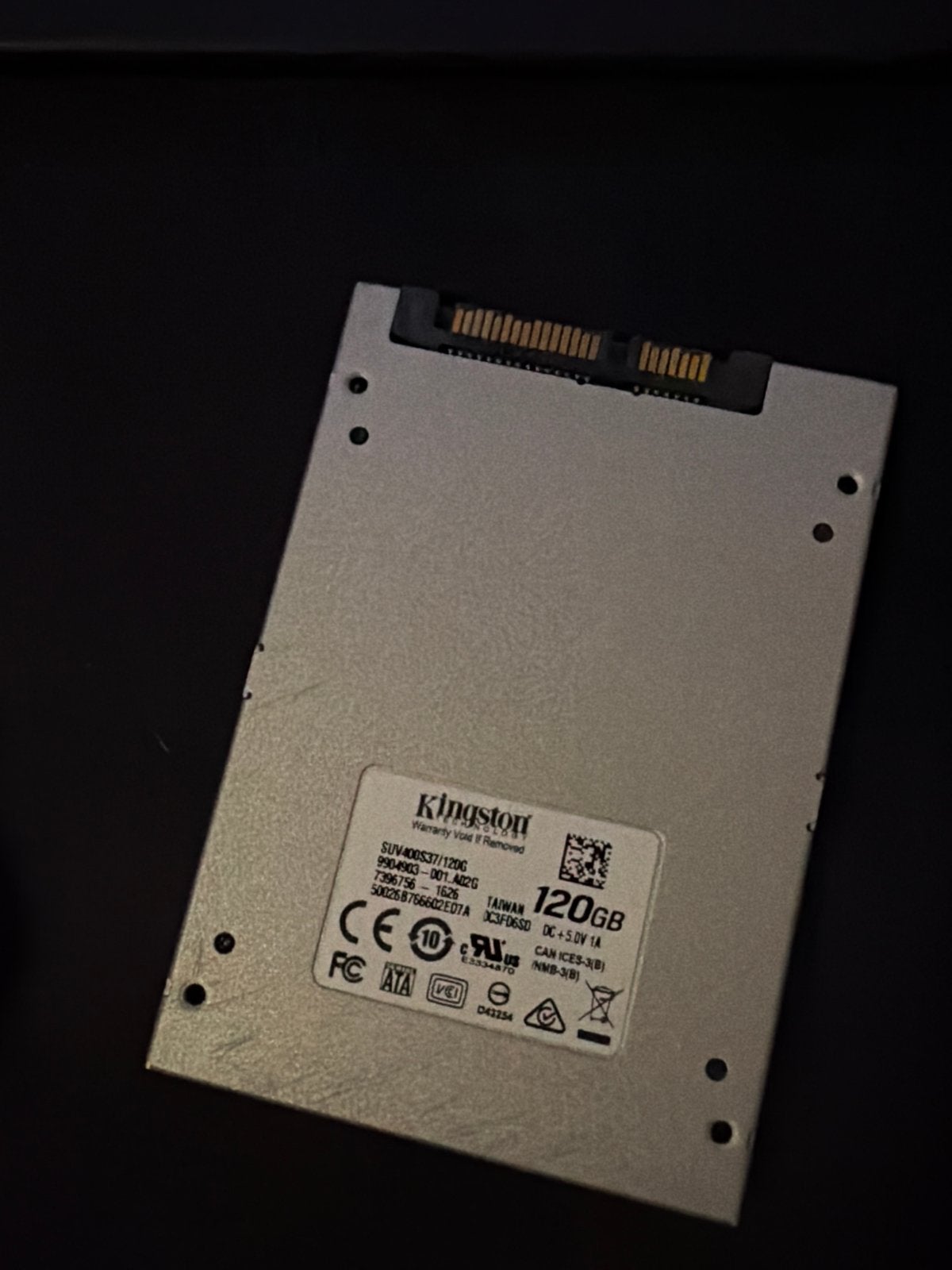 Kingston 120GB SSD, Computers en Software, Harde schijven, Intern, Gebruikt, Server, Ophalen of Verzenden