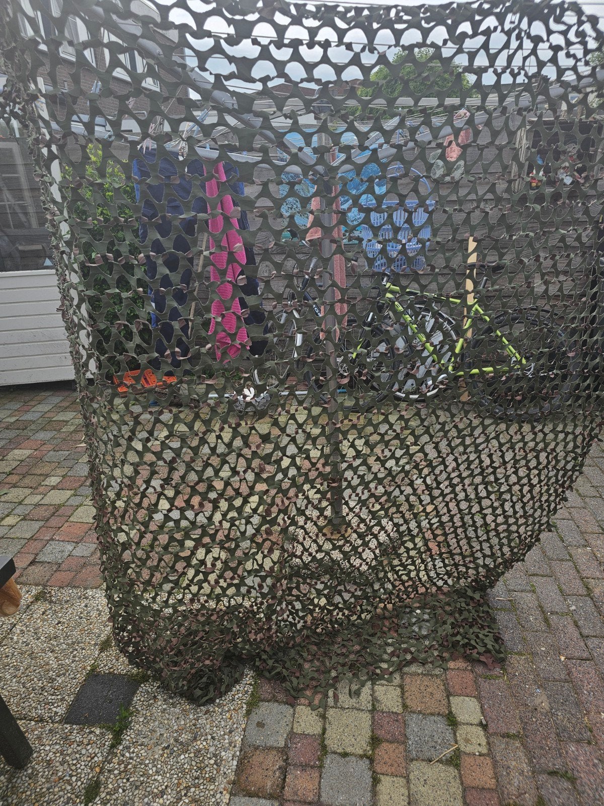 Camouflagenet 235x270 cm, Ophalen of Verzenden, Gebruikt