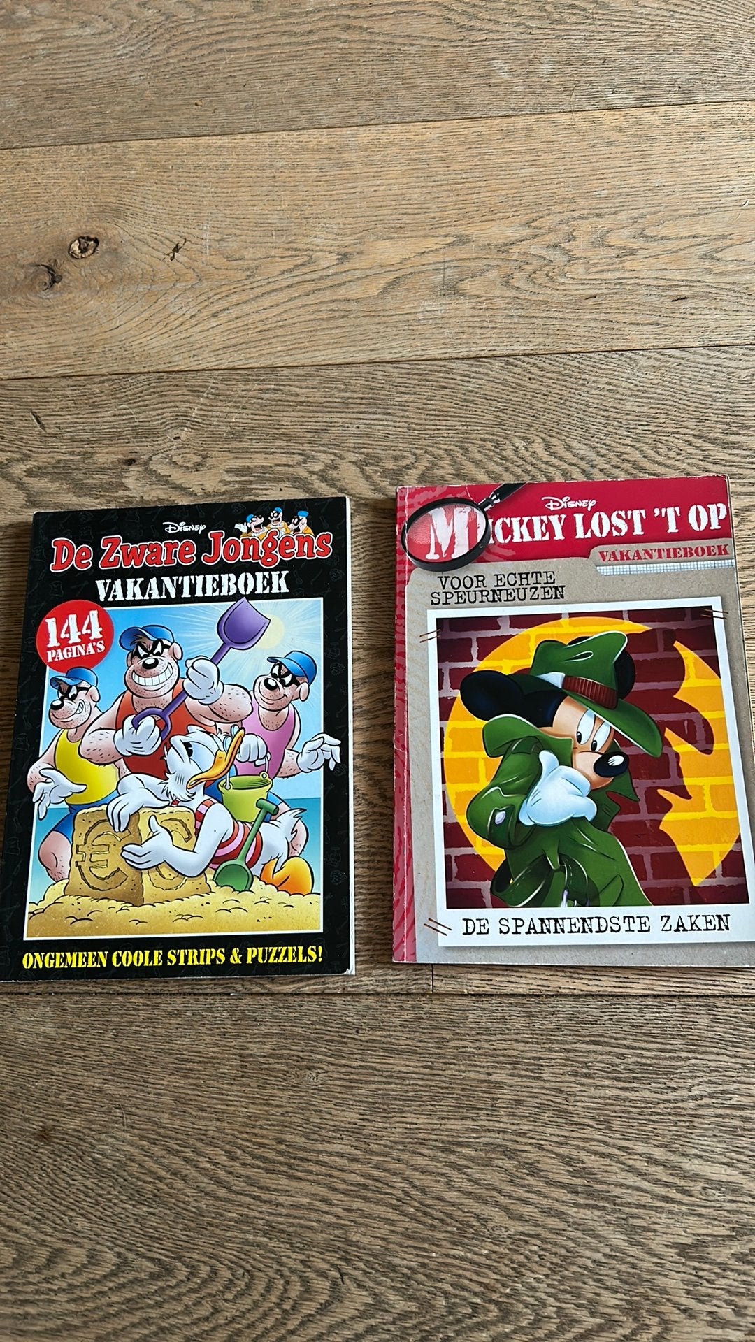 Vakantieboeken: De Zware Jongens & Mickey Lost 't Op, Meerdere stripboeken, Ophalen of Verzenden, Zo goed als nieuw