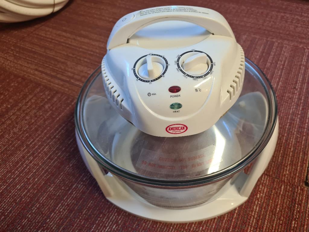 American Originals halogeen oven 1300w (airfryer), Ophalen, Zo goed als nieuw, Airfryer, 1000 t/m 1499 gram