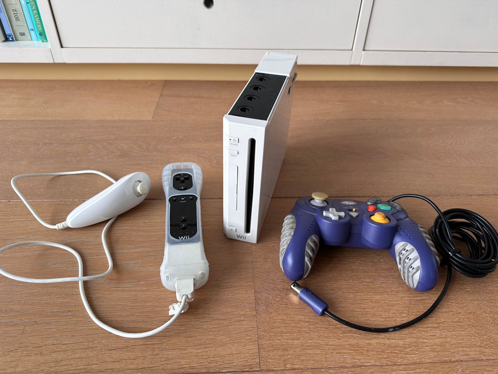Nintendo Wii met controller en Priiloader, Verzenden, Gebruikt, Met 1 controller