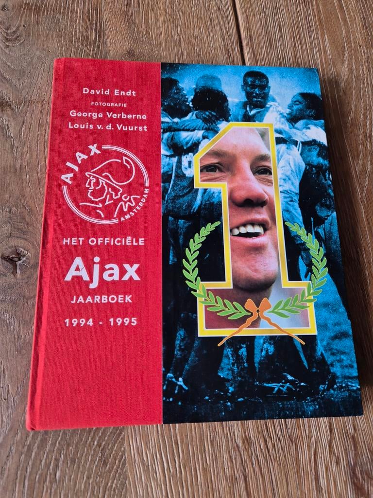 Het Officiële Ajax Jaarboek 1994-1995, Boeken, Sportboeken, Ophalen of Verzenden, Zo goed als nieuw, David Endt, George Verberne, Louis v.d. Vuurst