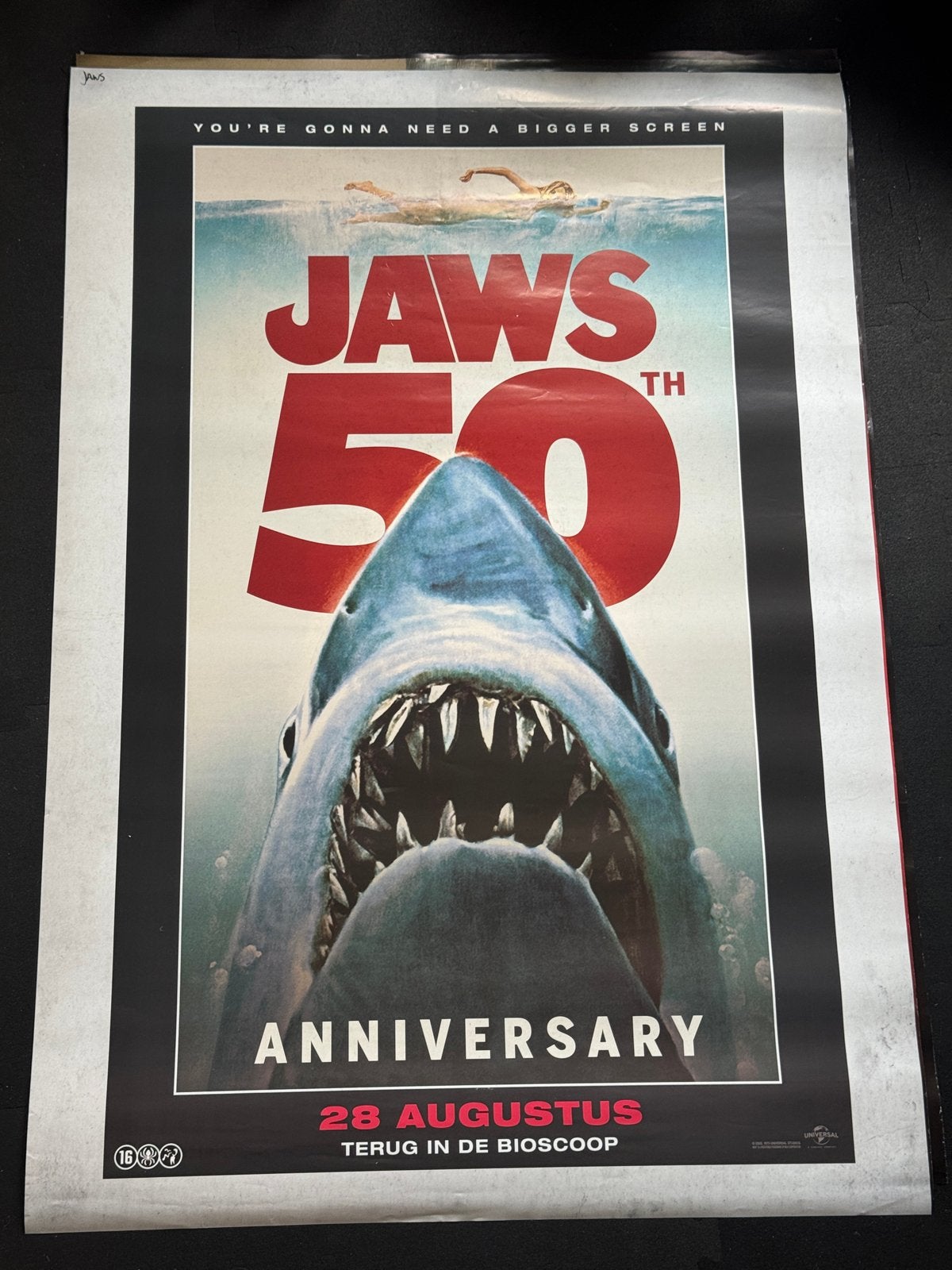A1 Film Posters: Jaws, Tron, Good Boy, The Occupant, Verzamelen, Posters, Ophalen, A1 t/m A3, Film en Tv, Rechthoekig Staand