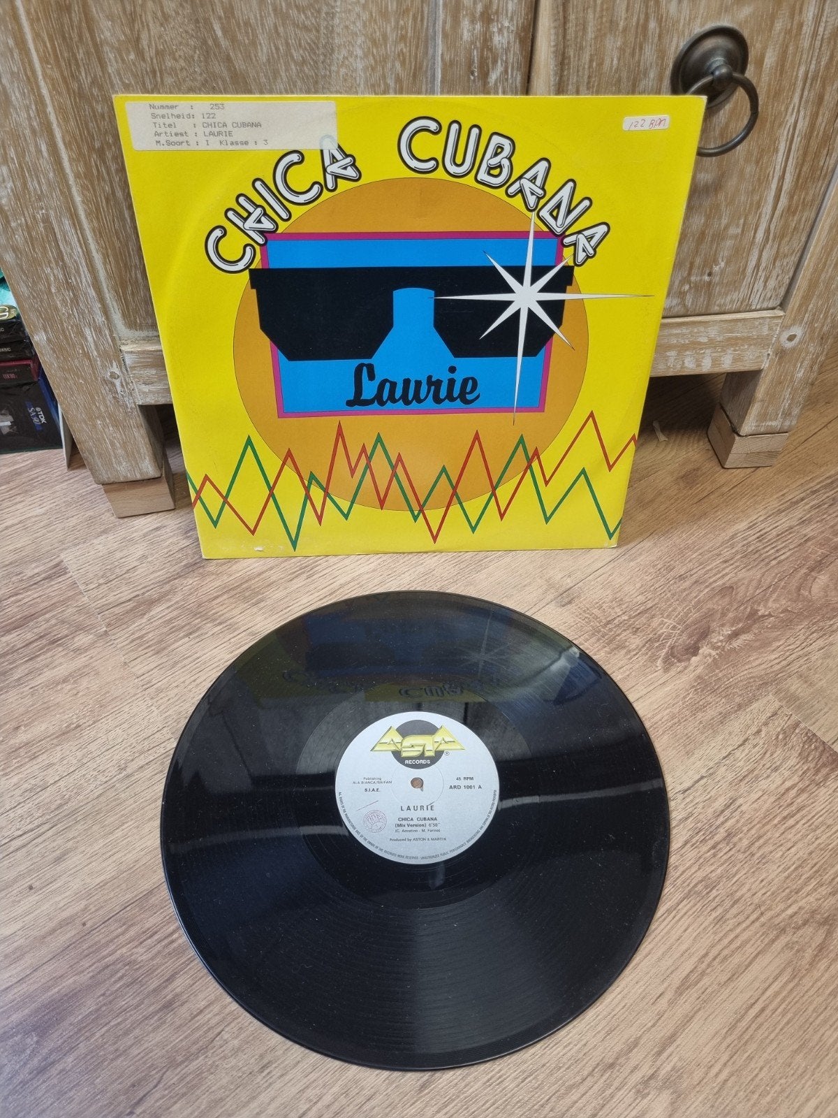 12"Laurie ‎– Chica Cubana, Cd's en Dvd's, Vinyl | Dance en House, Ophalen of Verzenden, Zo goed als nieuw, Overige formaten, Disco