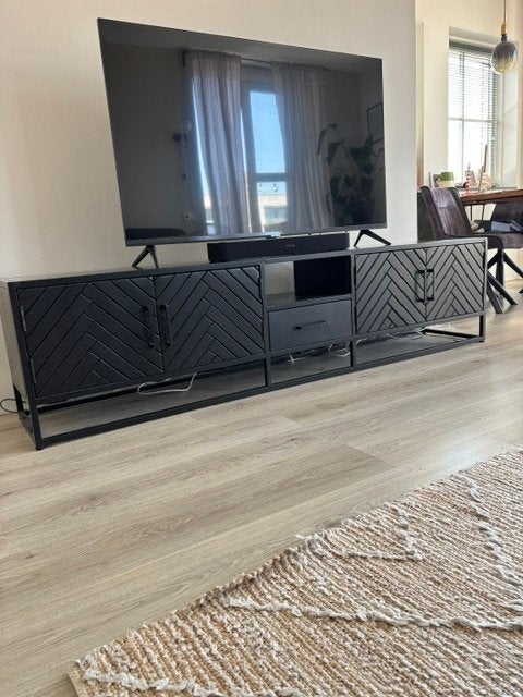 tv meubel, Ophalen, Gebruikt, 200 cm of meer, Minder dan 100 cm