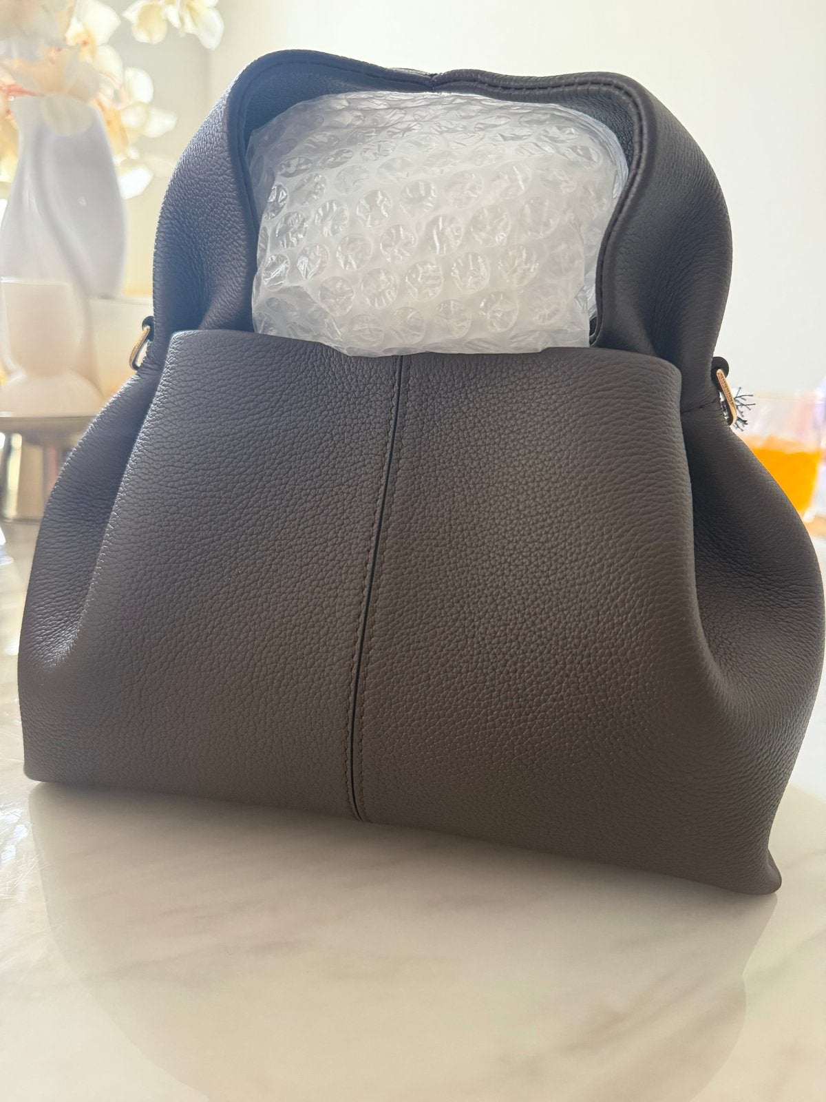 Polène Numéro Neuf Mini Tas - nieuw, Ophalen of Verzenden, Zo goed als nieuw, Bruin, Handtas