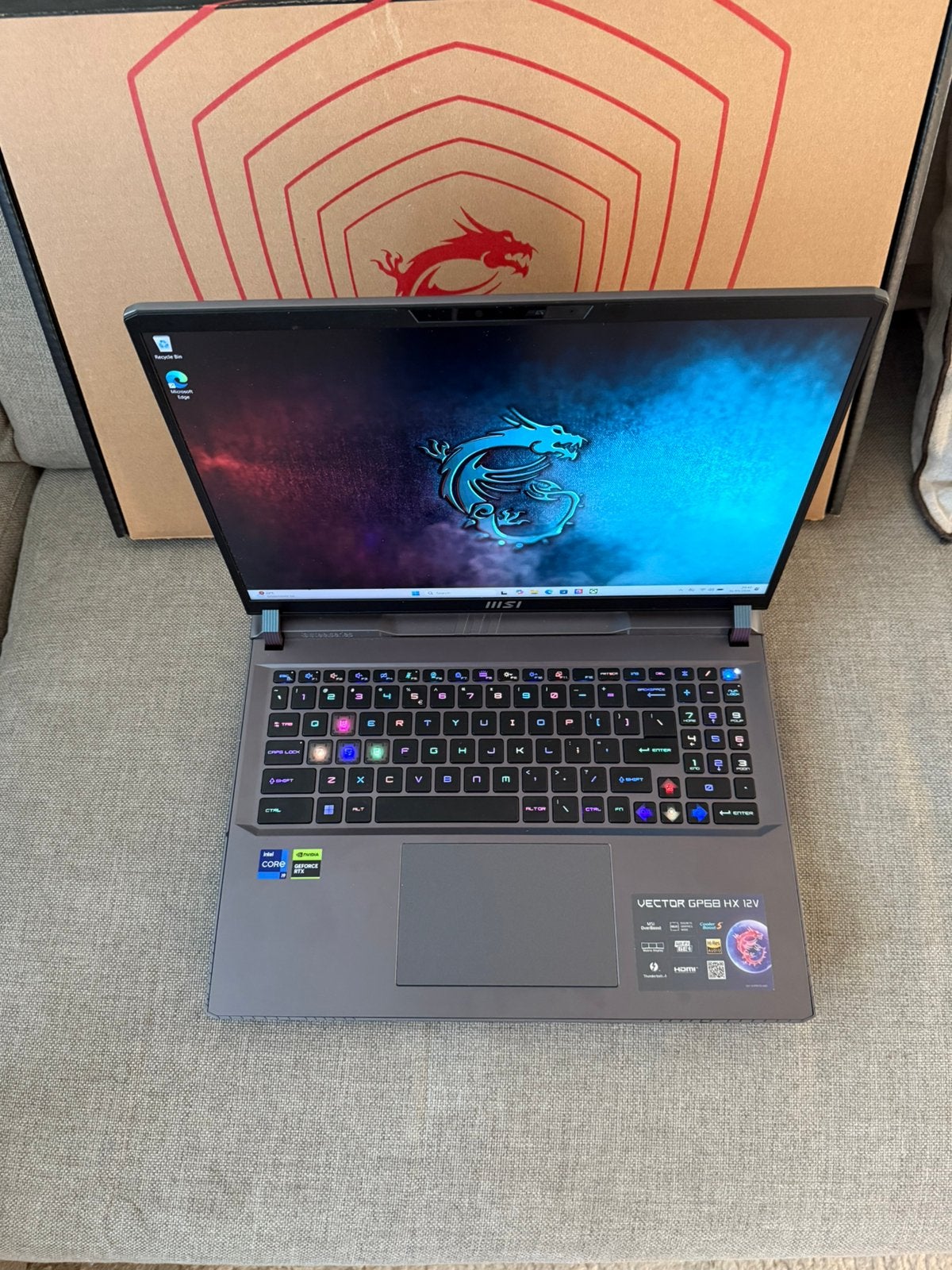 MSI Gaming Laptop – RTX 4080 | i9-12900HX | 32GB DDR5 | 1TB, Ophalen of Verzenden, Zo goed als nieuw, Gaming, SSD
