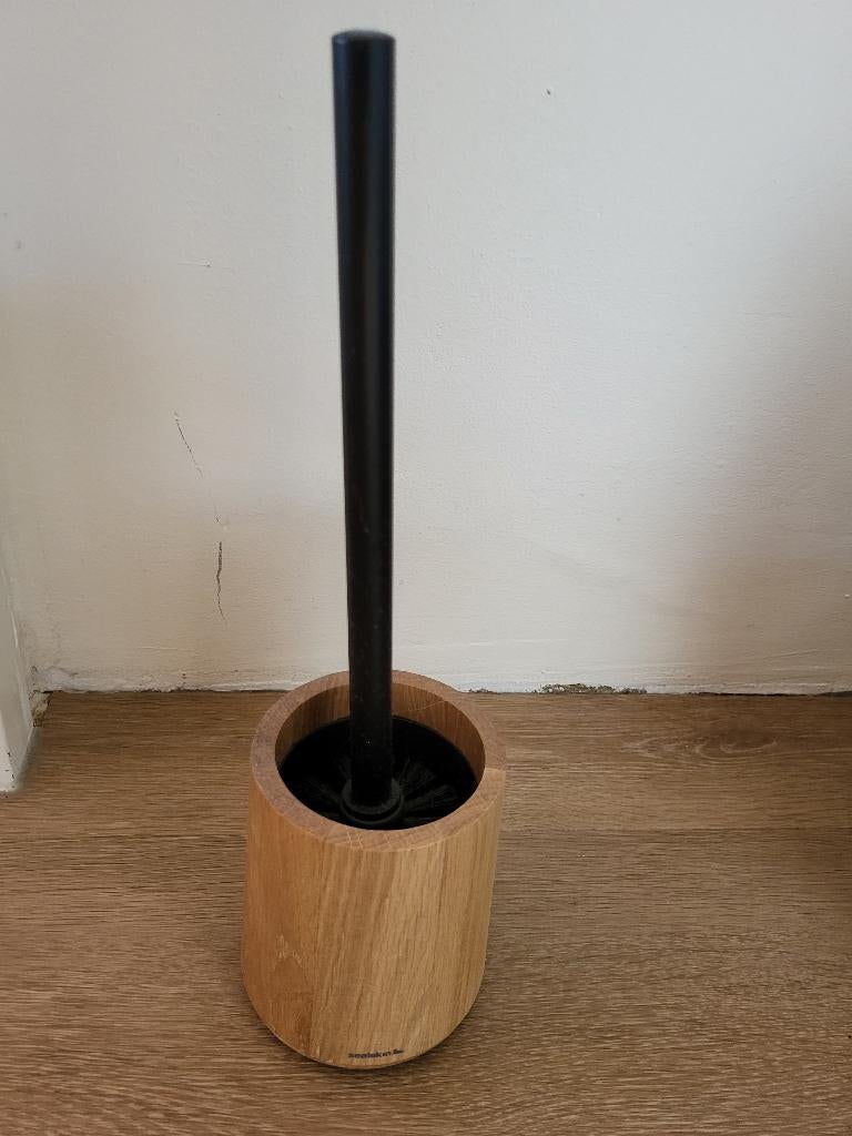 wc-borstel sealskin uitgevoerd in hout met zwart nieuw, Ophalen, Nieuw, Wit