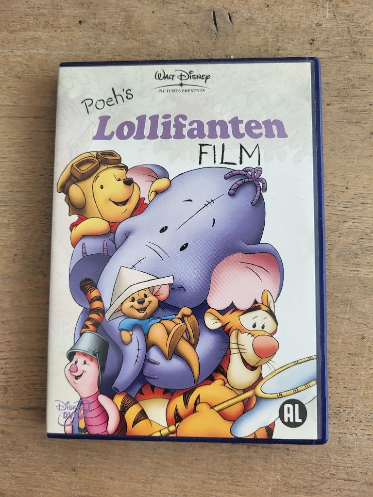 Pooh's Lollifanten Film - Disney DVD, Tekenfilm, Nederlands, Inclusief doosje, Ophalen of Verzenden