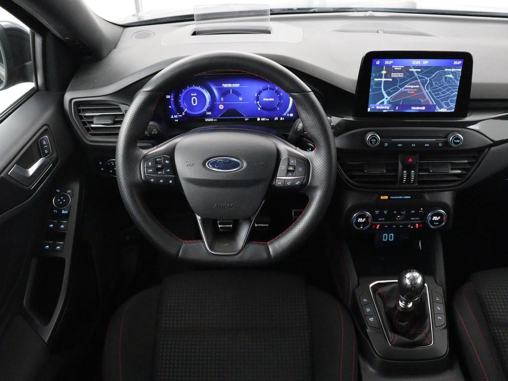Ford Focus 1.0 EcoBoost Hybrid ST Line X | Head-Up | Stoelve, Auto's, Gebruikt, Blauw, Adaptive Cruise Control, Origineel Nederlands