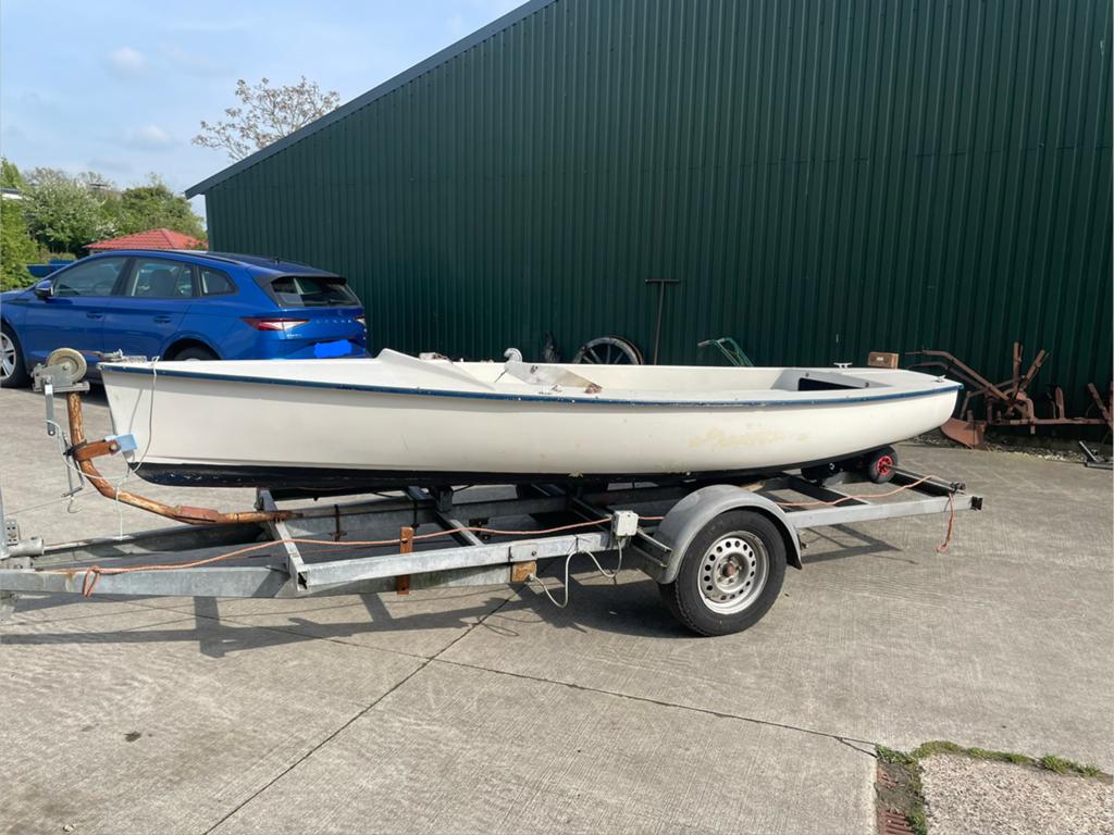 Nette complete zeilboot, Ophalen, Gebruikt