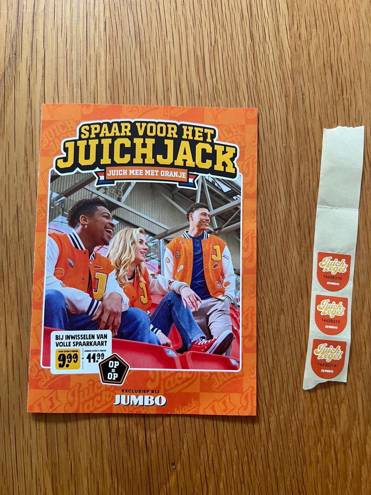 Jumbo juichjack volle spaarkaart plus losse zegels, Verzamelen, Supermarktacties, Jumbo, Ophalen
