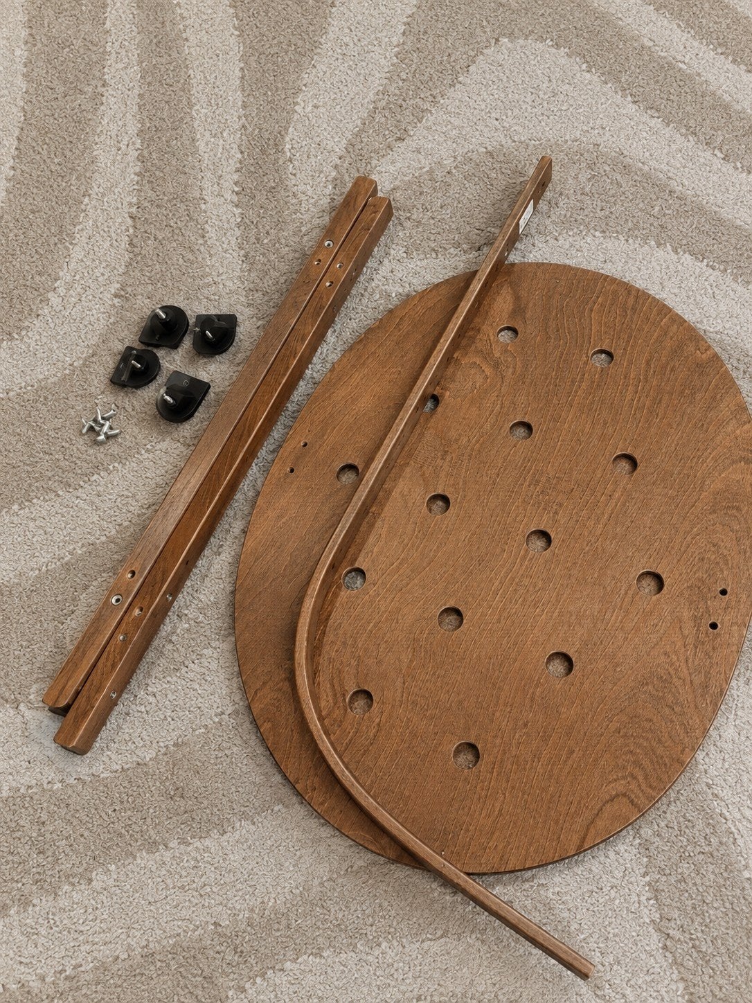 stokke sleepi downsizing set V3 | warmbrown met piekstok, Kinderen en Baby's, Ophalen of Verzenden, Zo goed als nieuw, Ledikant