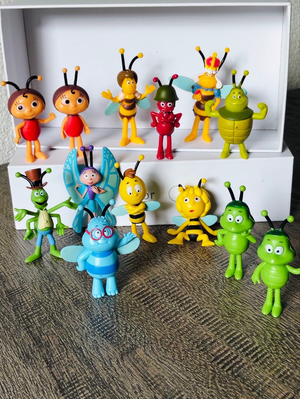 Maja de Bij en vriendjes figuren set, Ophalen of Verzenden, Zo goed als nieuw
