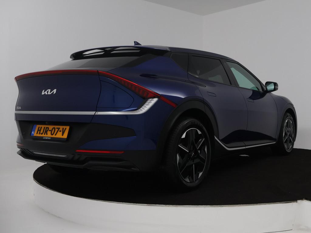 Kia Ev6 Light Edition 63 kWh | Company Car| 10 Jaar Garantie, Auto's, Kia, 12 maanden, Achterwielaandrijving, Blauw, Leder en Stof