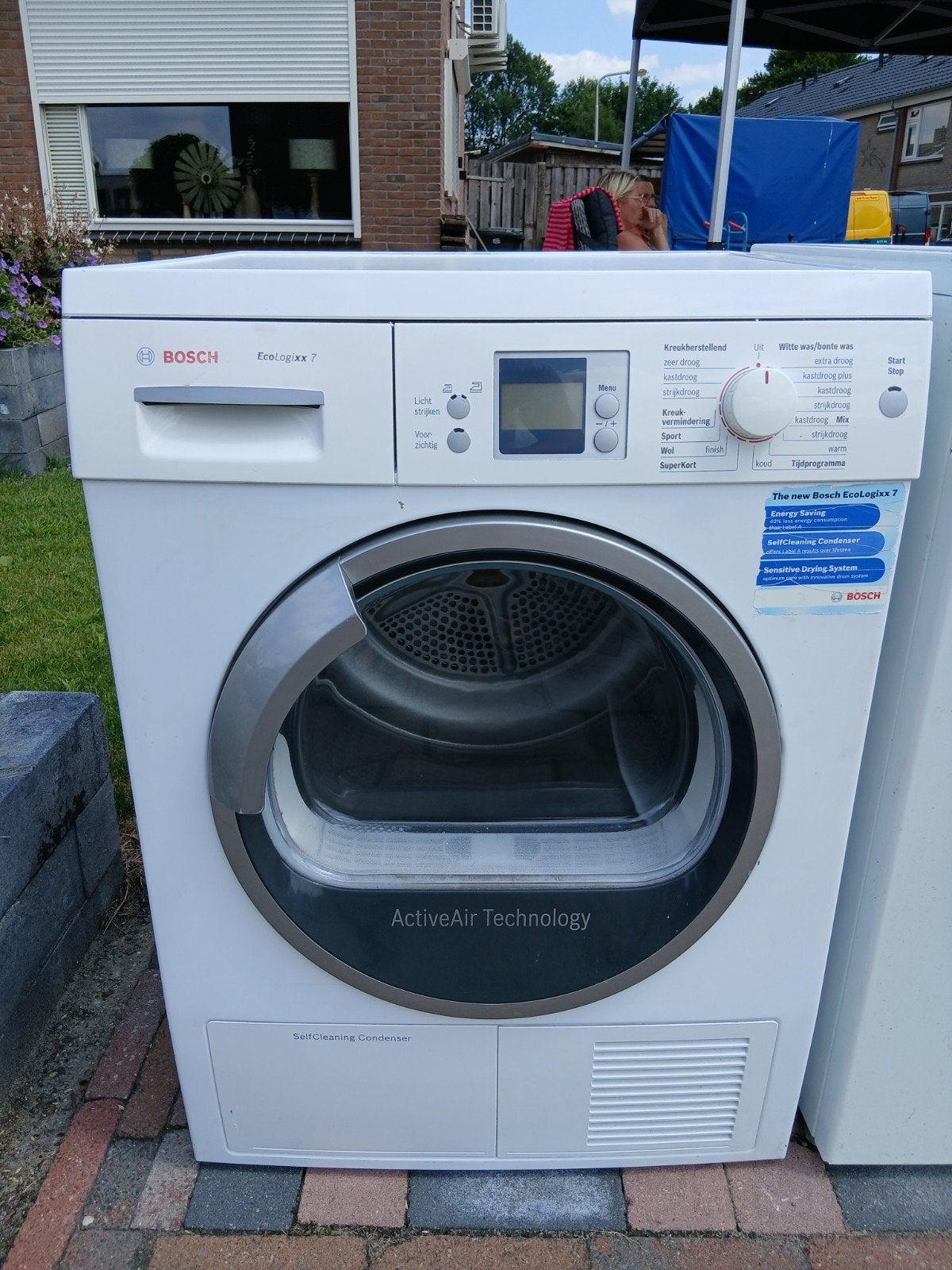 Bosch Wasmachine en Droger Set - Perfect voor uw Wasgoed, Witgoed en Apparatuur, 6 tot 8 kg, Ophalen, Gebruikt, 85 tot 90 cm