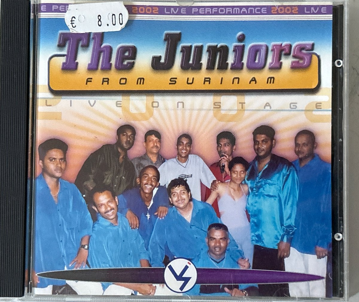 The Juniors - Live From Surinam 2002 CD, Gebruikt, Overige genres, Ophalen of Verzenden, Live-album