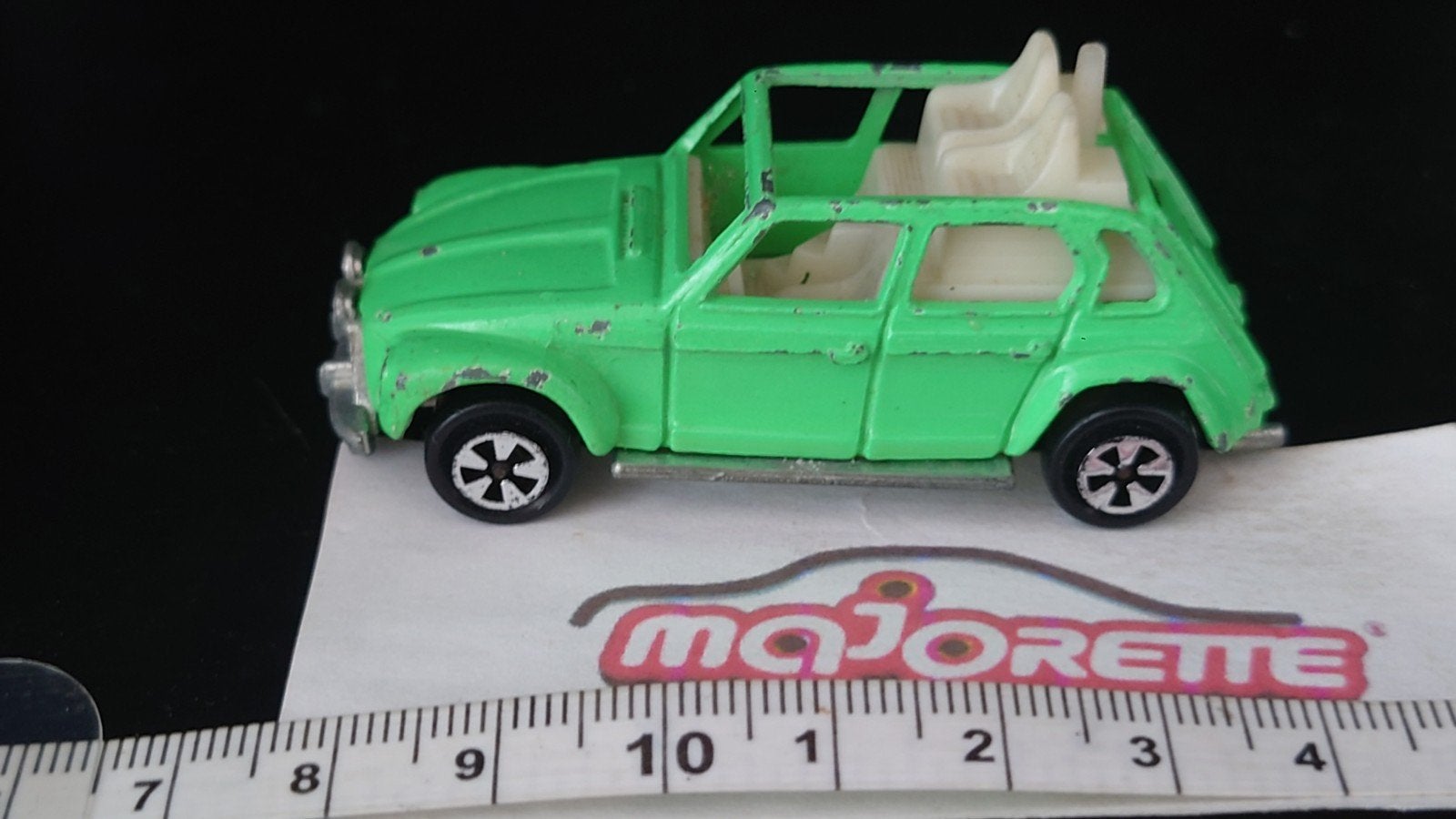 Majorette nr.237 Citroën Dyane Maharadjah - Groen, Ophalen of Verzenden, Gebruikt, Auto, Majorette