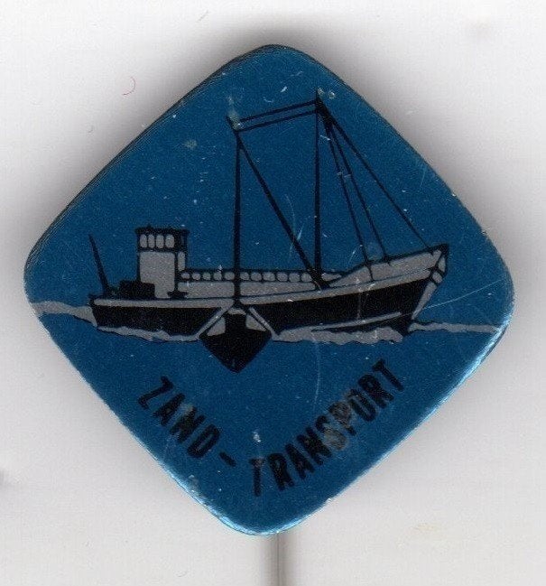 Speldjes ZAND TRANSPORT SCHIP KRAAN BOOT (A1), Ophalen of Verzenden, Zo goed als nieuw, Overige onderwerpen