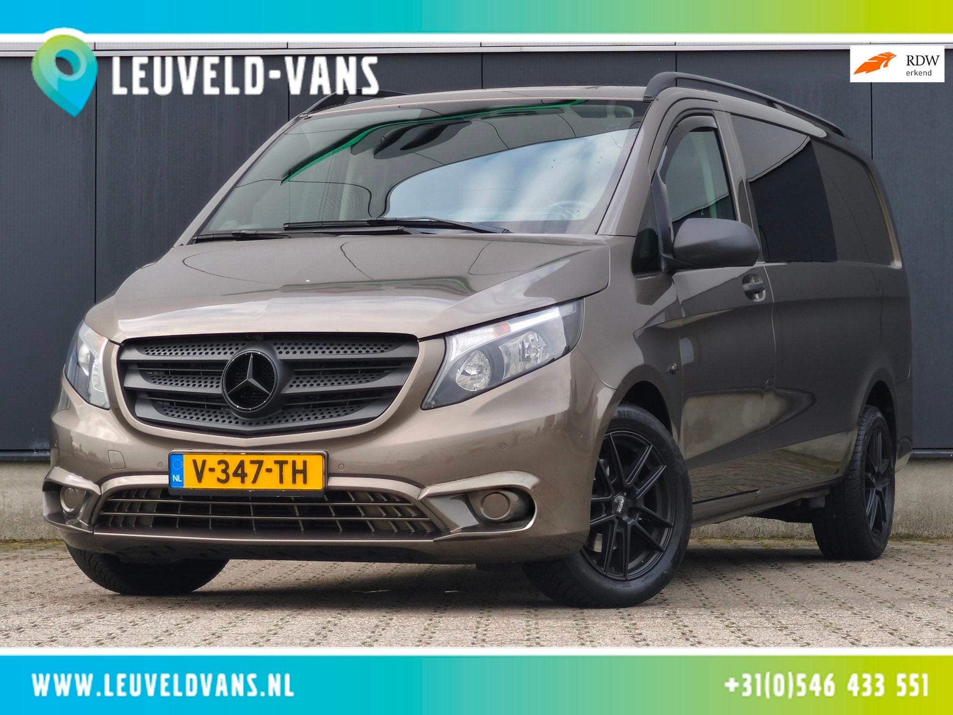 Mercedes-Benz Vito 114CDI LANG DUBBELE CABINE AUTOMAAT CLIMA, Automaat, Gebruikt, Euro 6, 4 cilinders