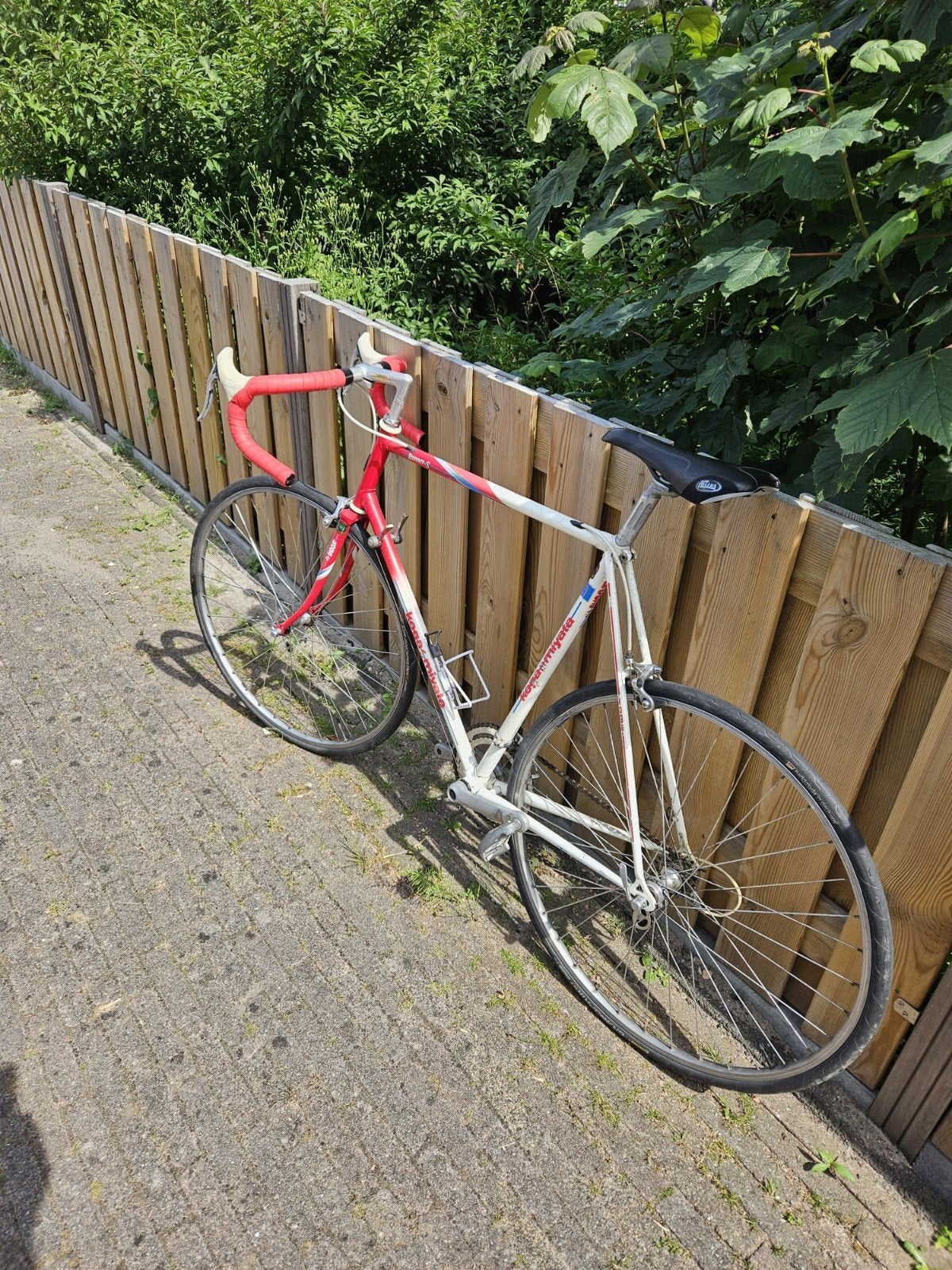 Koga Miyata racefiets, rood/wit, vintage, Ophalen of Verzenden