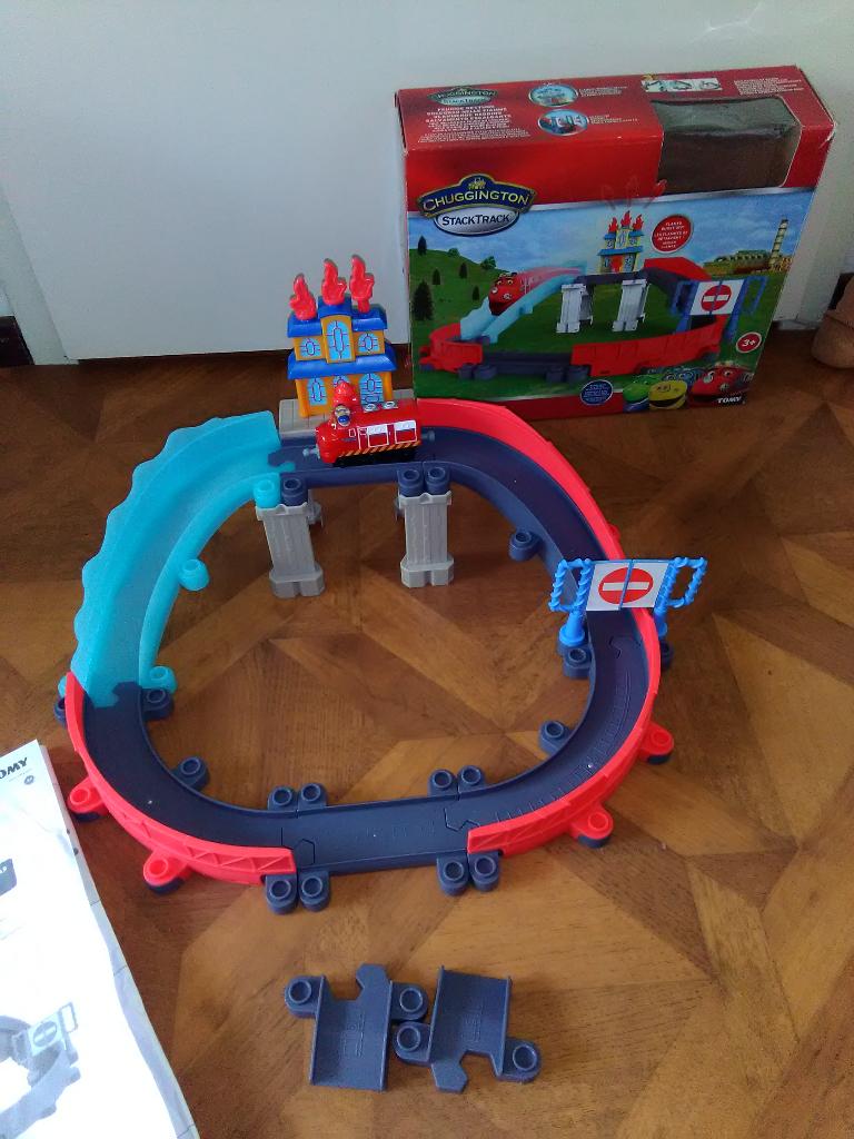 Chuggington trackset vlammende redding, Ophalen of Verzenden, Zo goed als nieuw