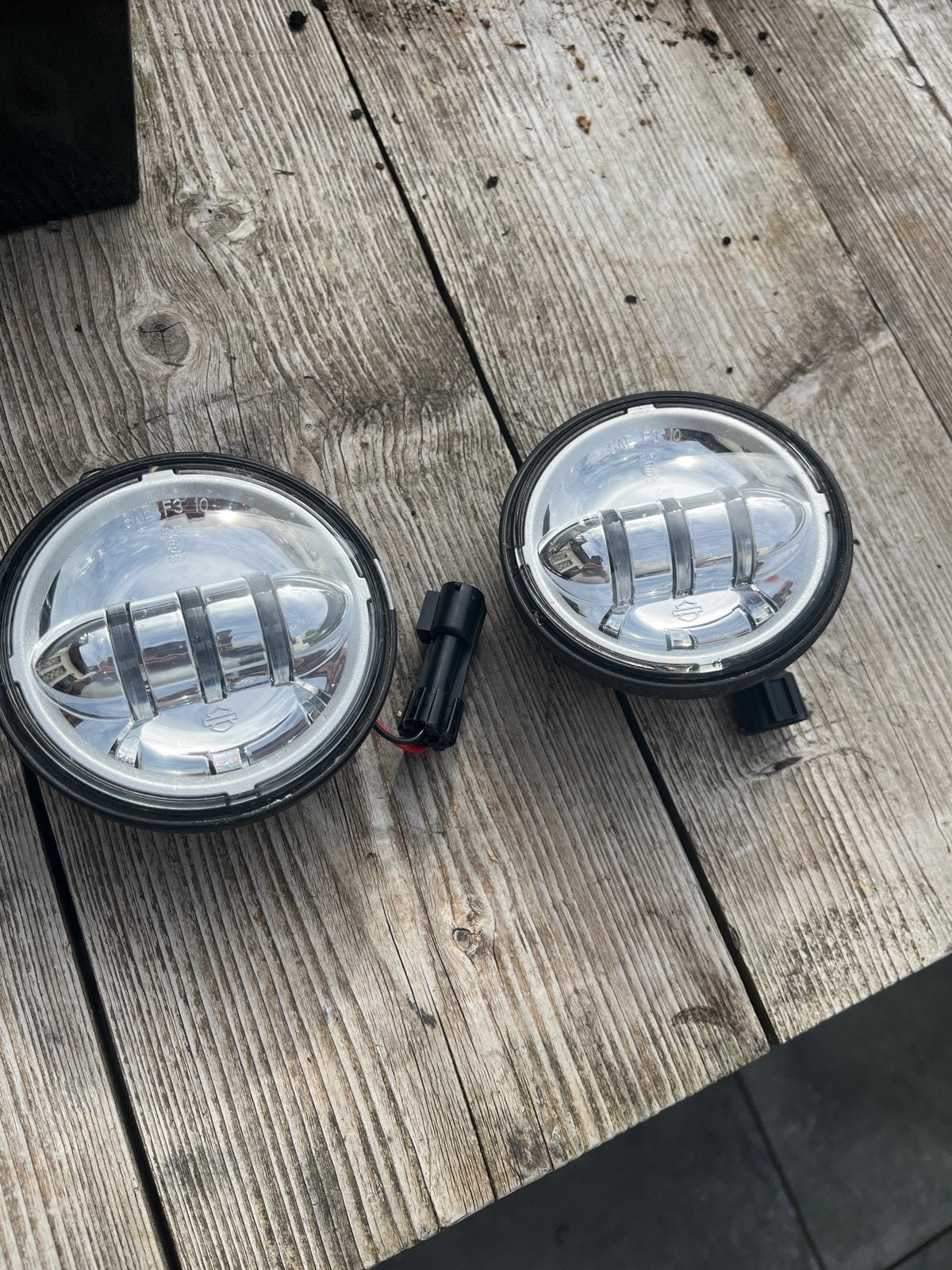 LED mistlampen HD73397-10B - Set van 2, Motoren, Ophalen of Verzenden, Gebruikt