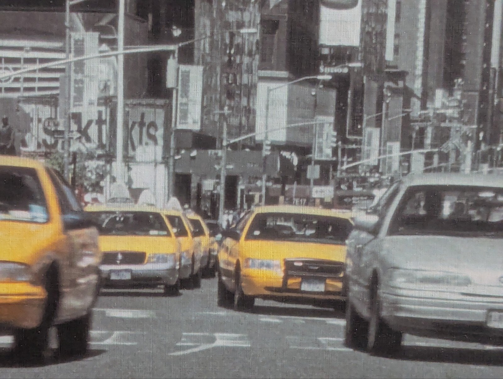 New York City Taxi's Times Square Canvas (IKEA, Alleby), Ophalen, 100 tot 125 cm, 75 – 100, Print