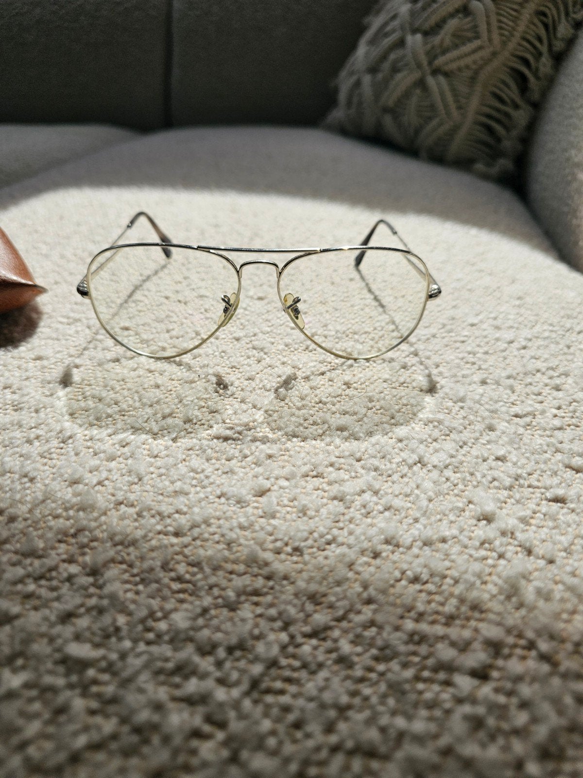 Ray-Ban RB 6489 Aviator Metallic Bril, Ophalen of Verzenden, Zo goed als nieuw, Bruin, Ray-Ban