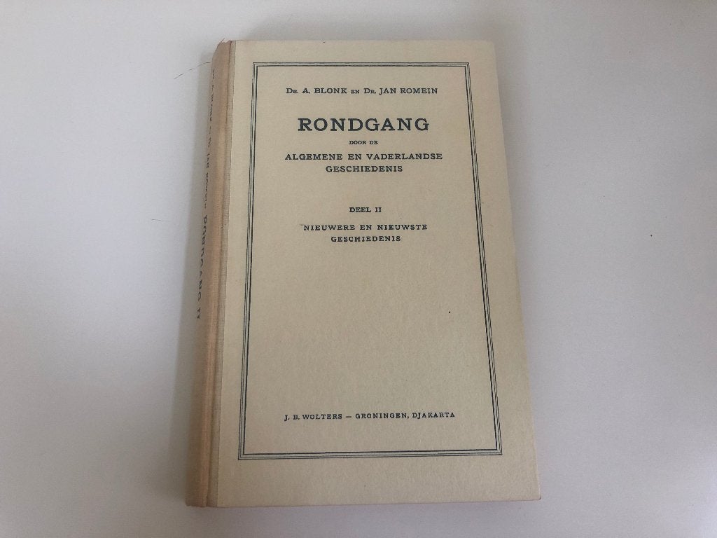 B533 Rondgang door de Algemene en Vaderlandse geschiedenis, Boeken, Ophalen of Verzenden, 20e eeuw of later, Gelezen, Overige gebieden
