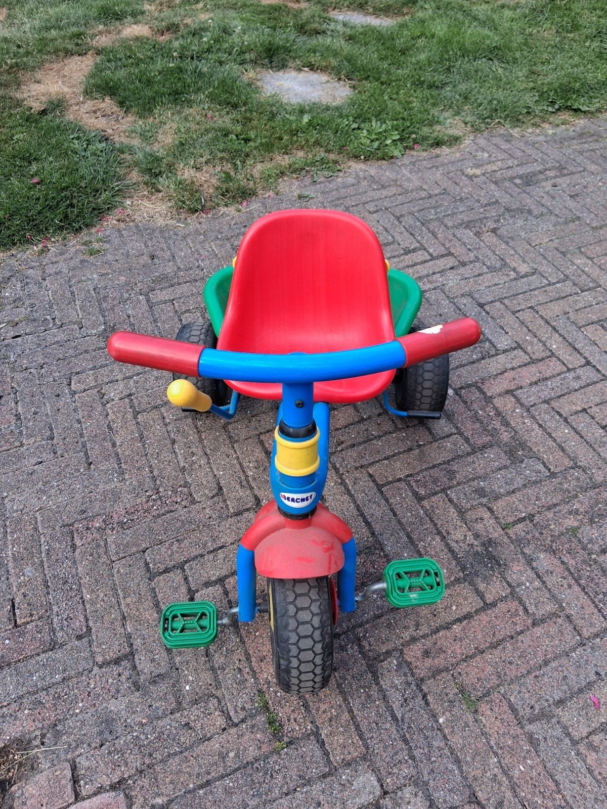 Kinder driewieler met kiepbakje, Ophalen, Gebruikt