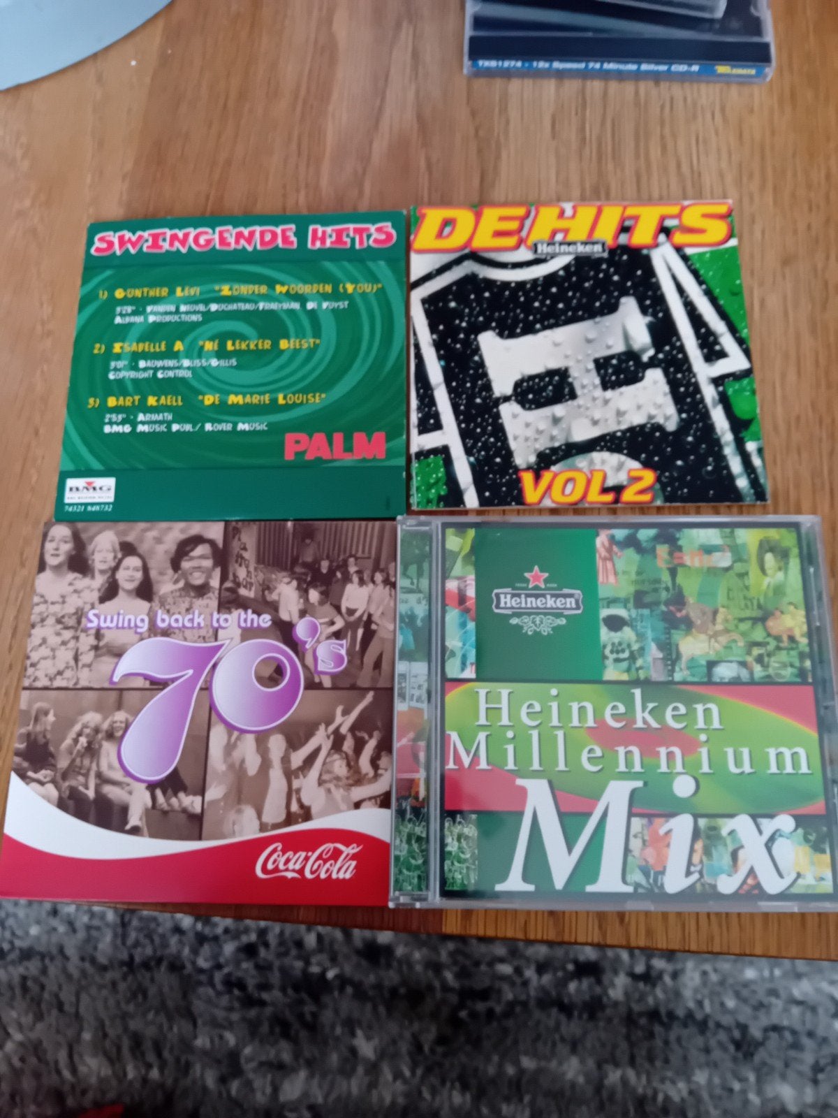 4 Reclame cd,s  met verschillende nummers, Ophalen, Zo goed als nieuw
