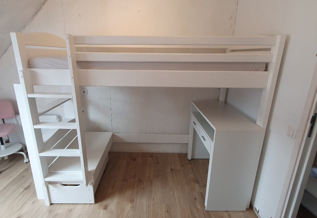 Stapelbed, Ophalen, Gebruikt, 90 cm, Eenpersoons