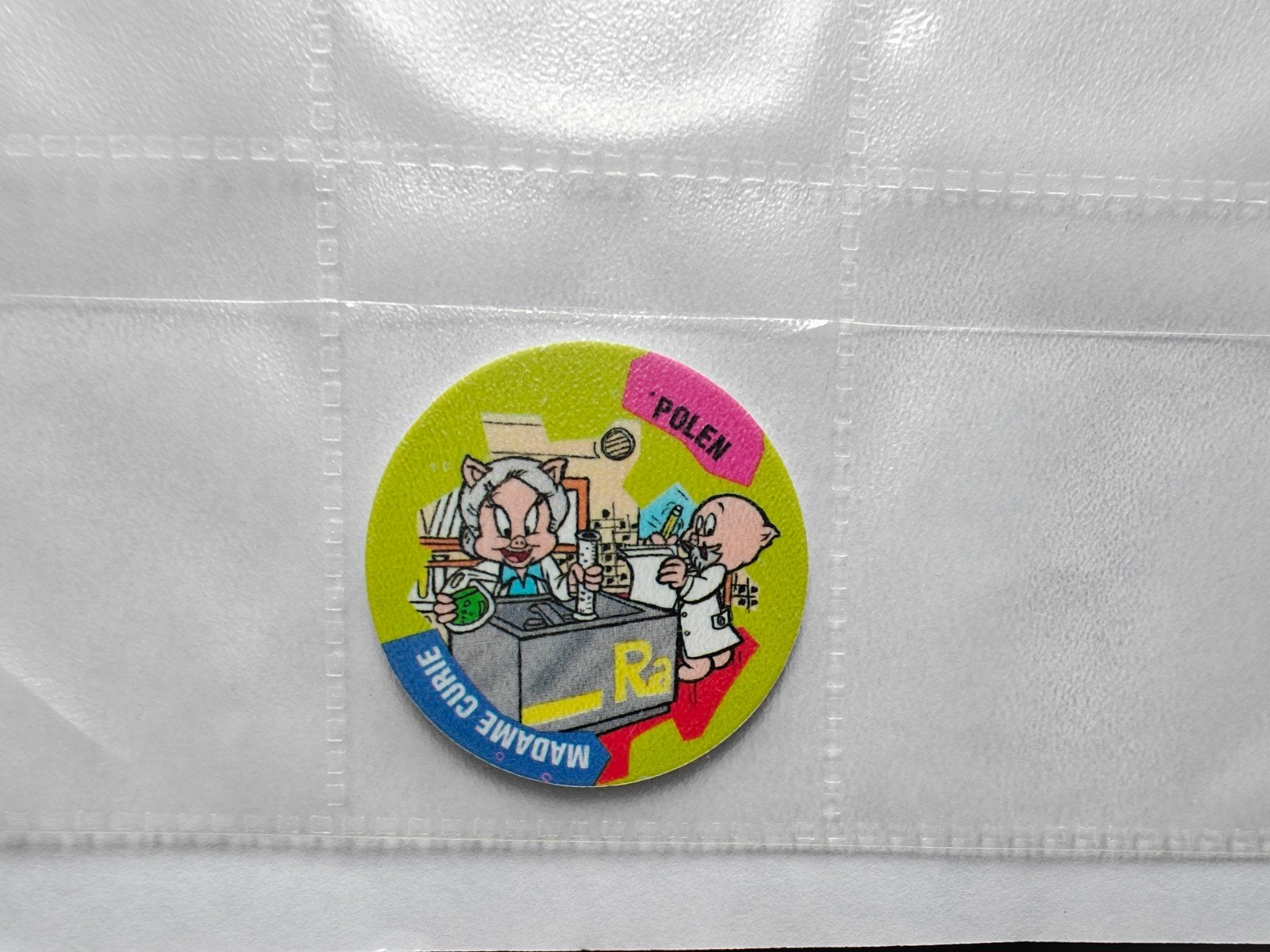 Flippo 167 Porky Pig met punt voor Polen, Ophalen of Verzenden, World, Losse flippo's