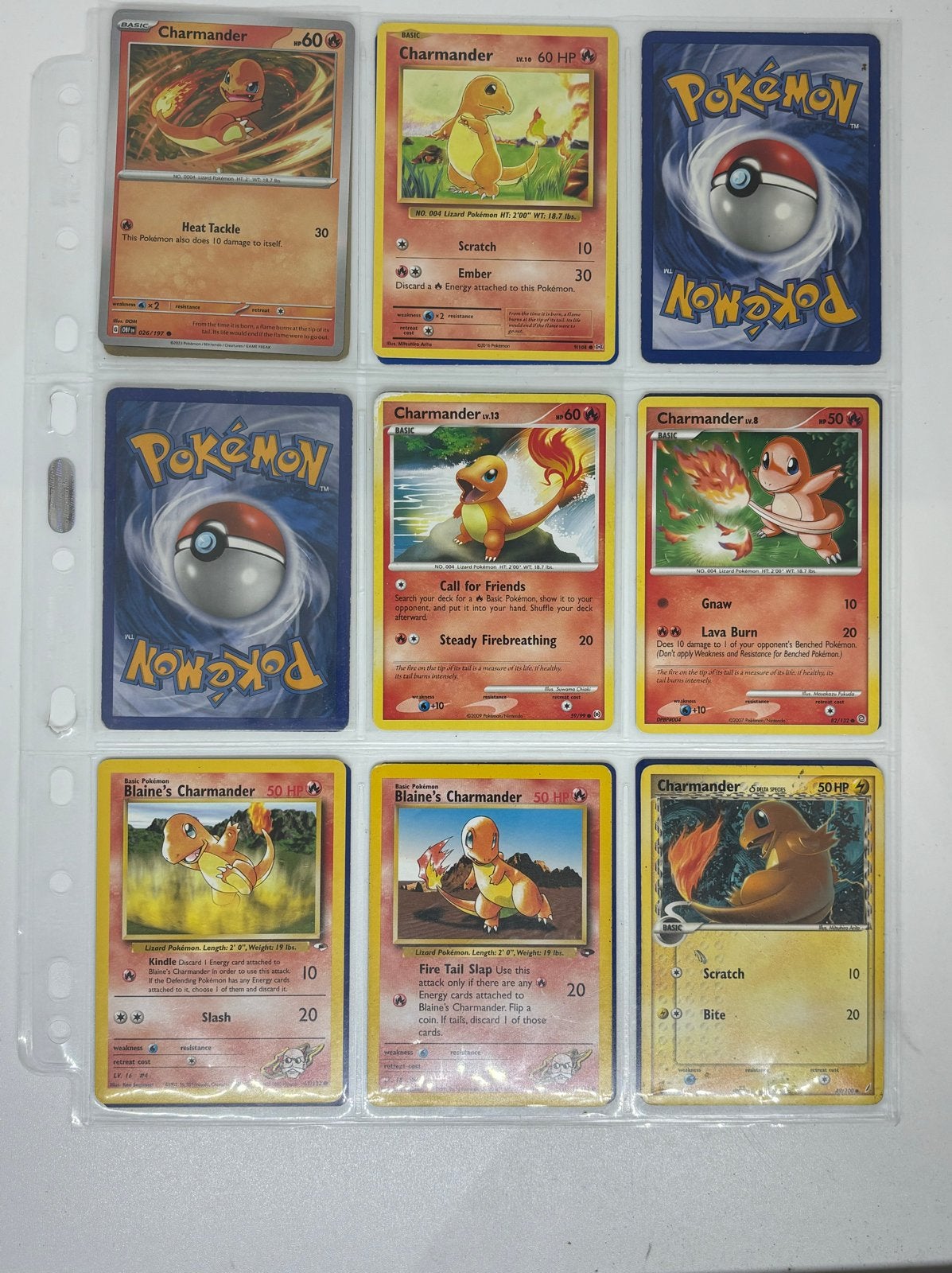 37x Pokémon Charmander & Charmeleon Kaarten Collectie, Ophalen of Verzenden, Gebruikt, Meerdere kaarten