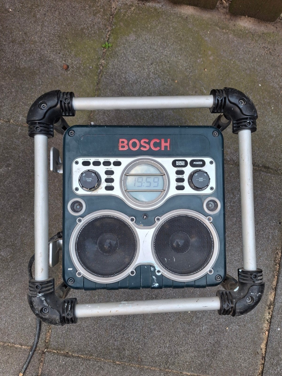 bouwradio bosch radio bouw, Ophalen, Gebruikt