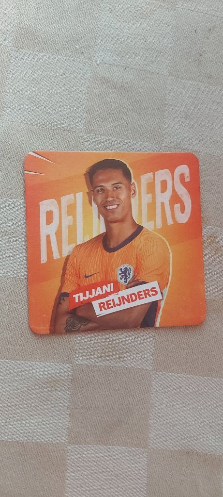 voetbal plaatje EK 2024 Tijani Reijnders nr 52 Oranje, Ophalen of Verzenden, Nieuw, Plaatje