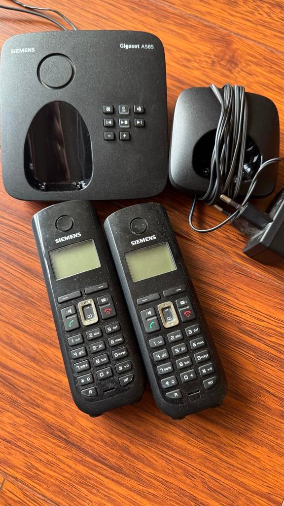 Siemens Gigaset A580 draadloze huistelefoons (2 handsets), Ophalen, Gebruikt, 2 handsets